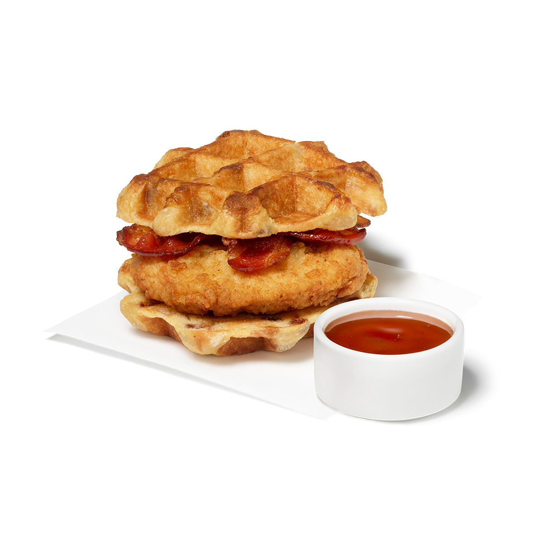 Chicken & Waffle Breakfast Sandwich de Pollo Chick-fil-A®