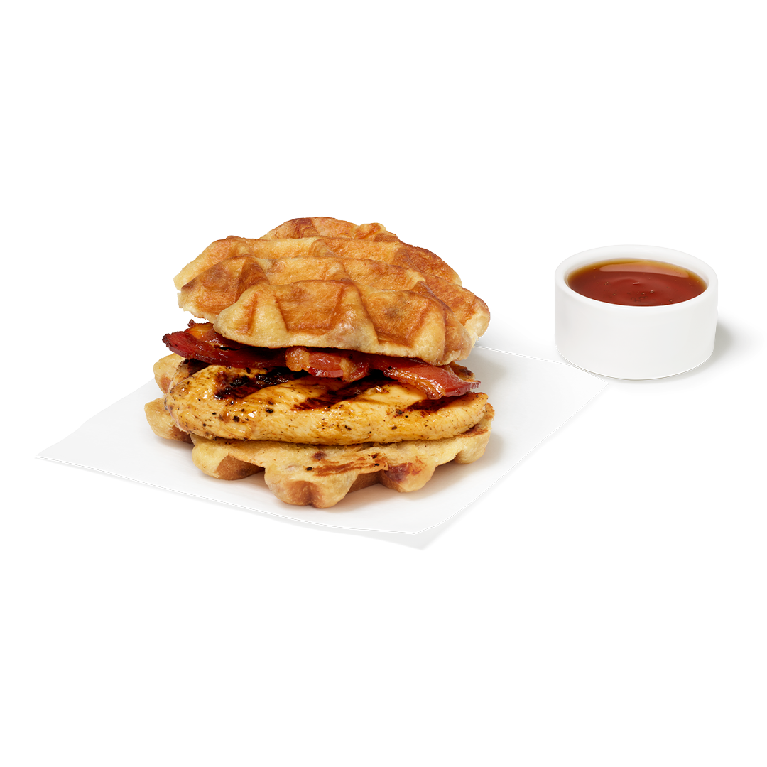 Chicken & Waffle Sandwich de Pollo a la Parrilla