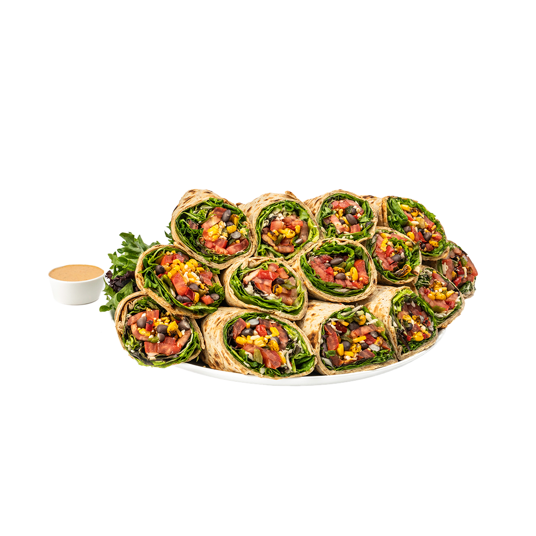 Large Southwest Veggie Wrap Tray