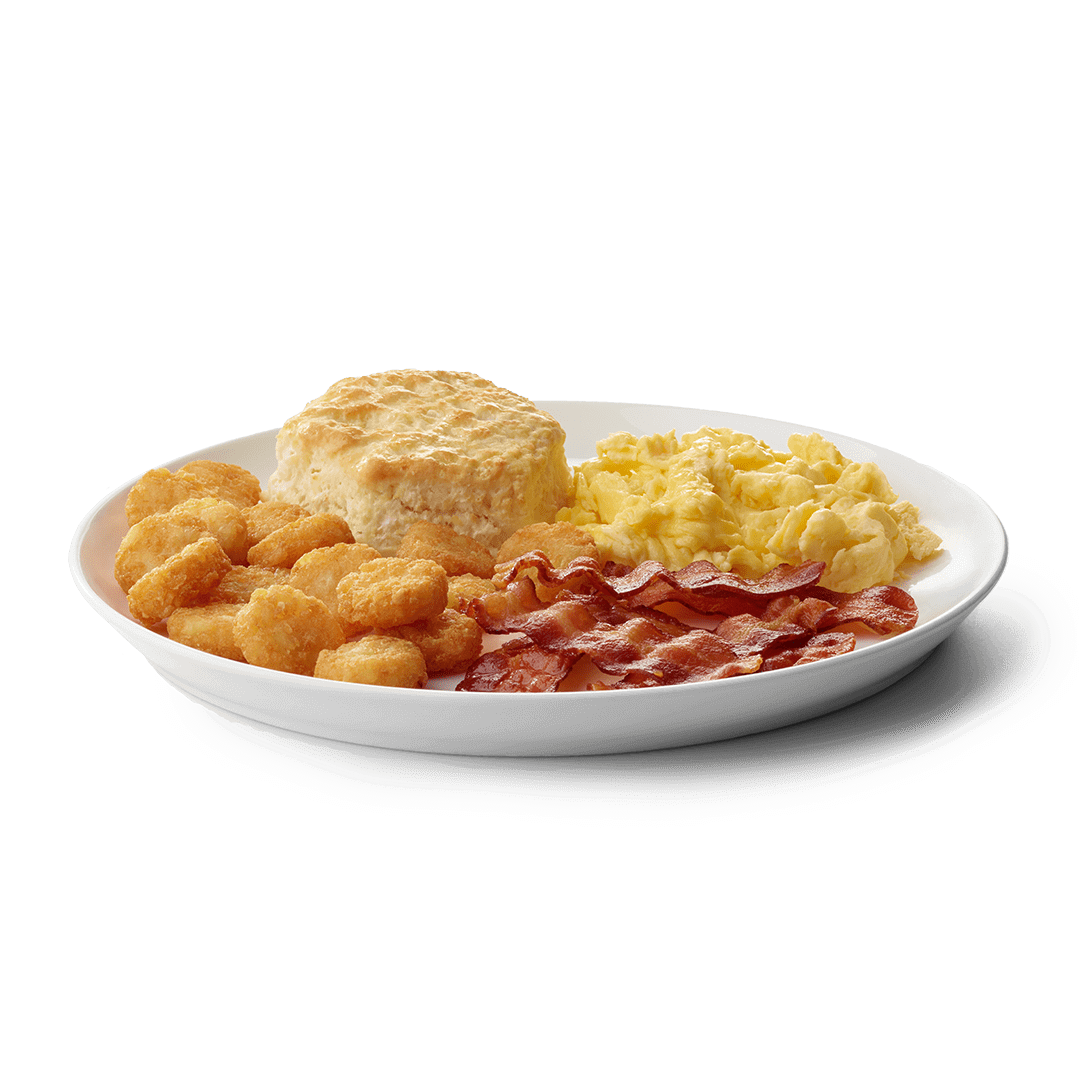 Plato de Desayuno con Tocineta