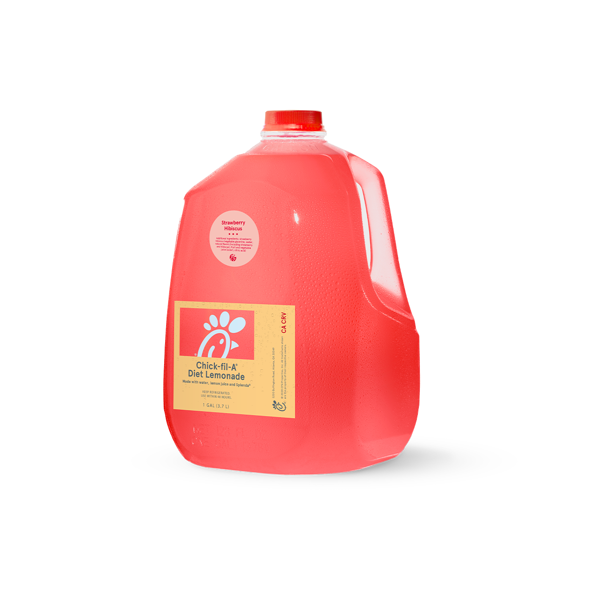 Gallon Strawberry Hibiscus Diet Lemonade