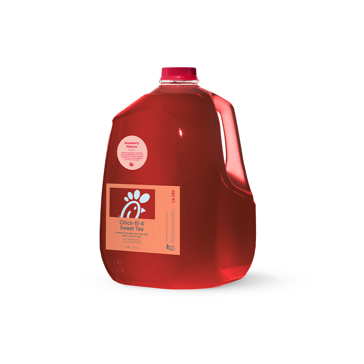 Gallon Strawberry Hibiscus Sweet Tea