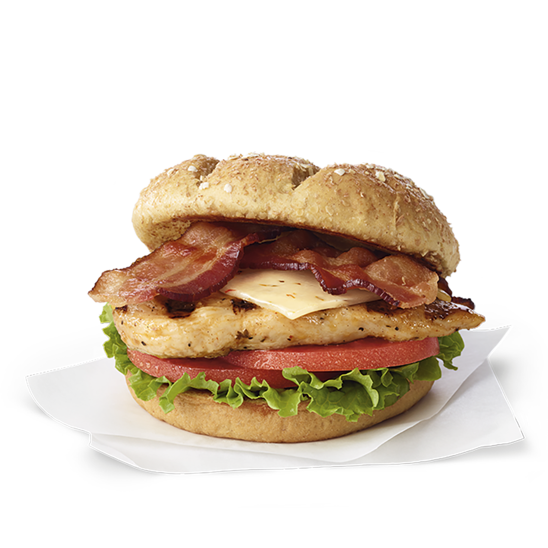 Grilled Chicken Club w/ Monterey Jack w/ Jalapeños Cheese