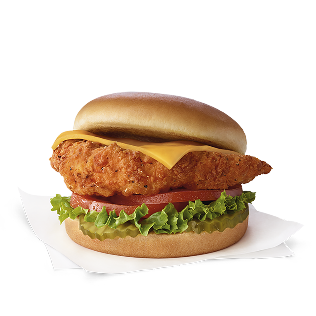 Spicy Deluxe Sandwich w/ Cheddar