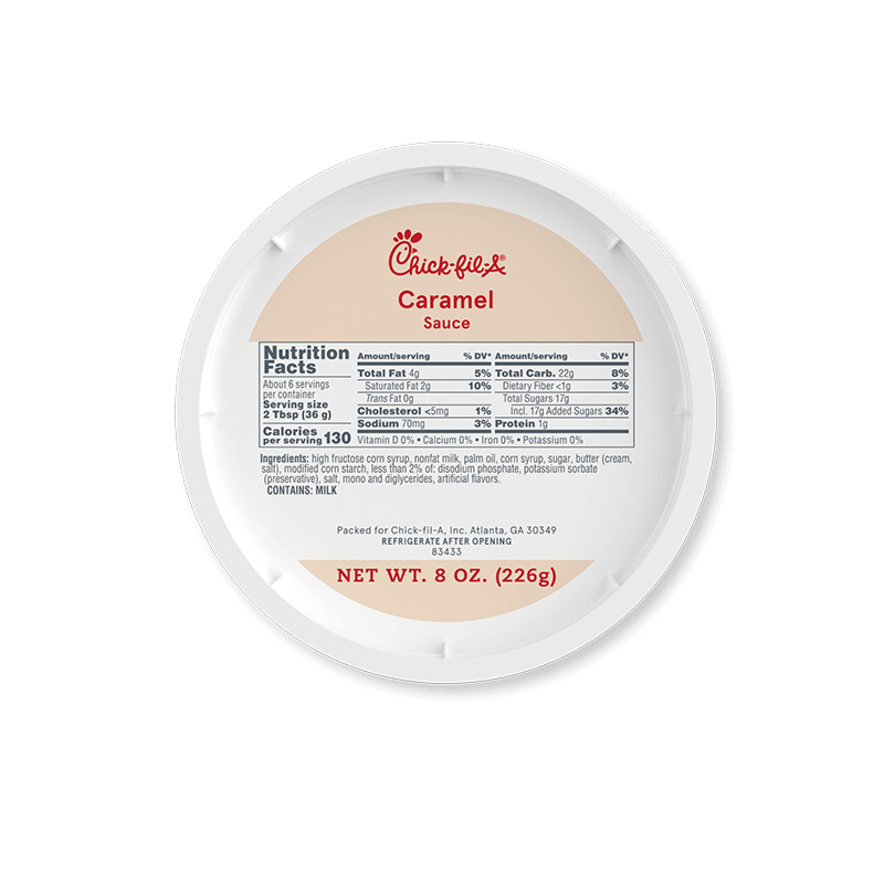 8oz Caramel Sauce