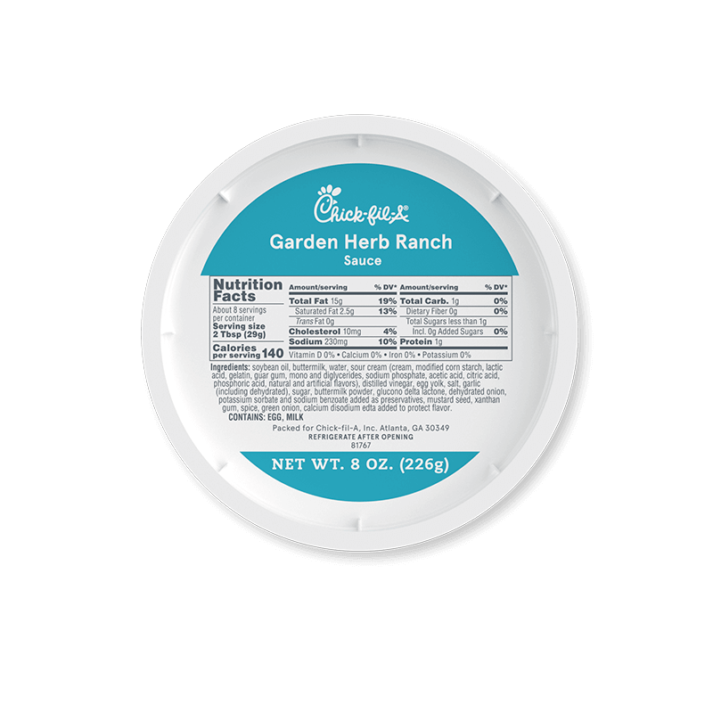 8oz Garden Herb Ranch Sauce