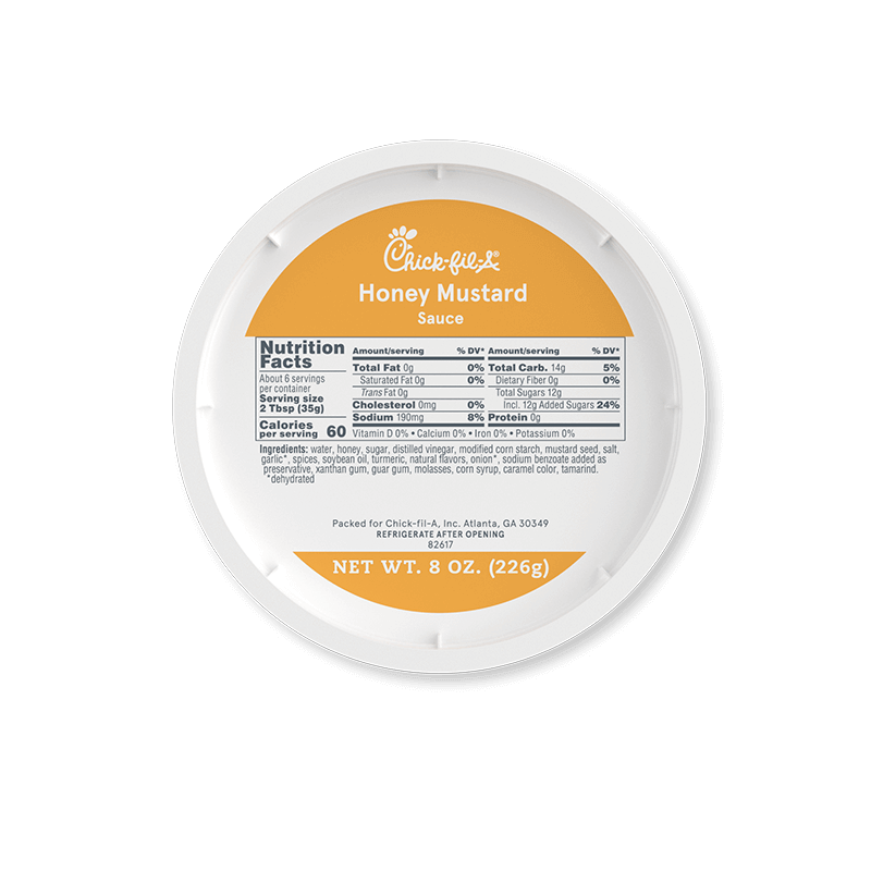 8oz Honey Mustard Sauce