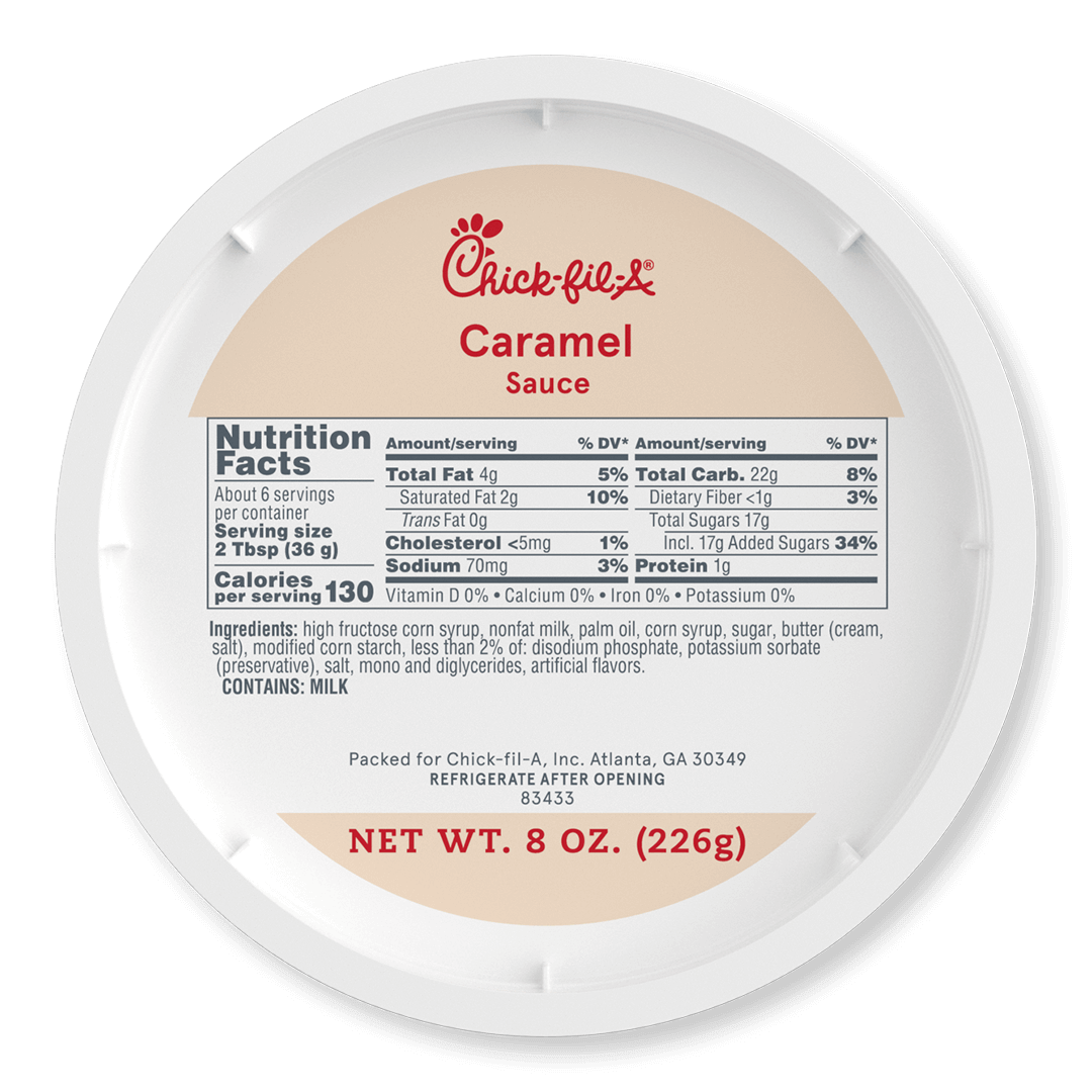 8oz Caramel Sauce ChickfilA