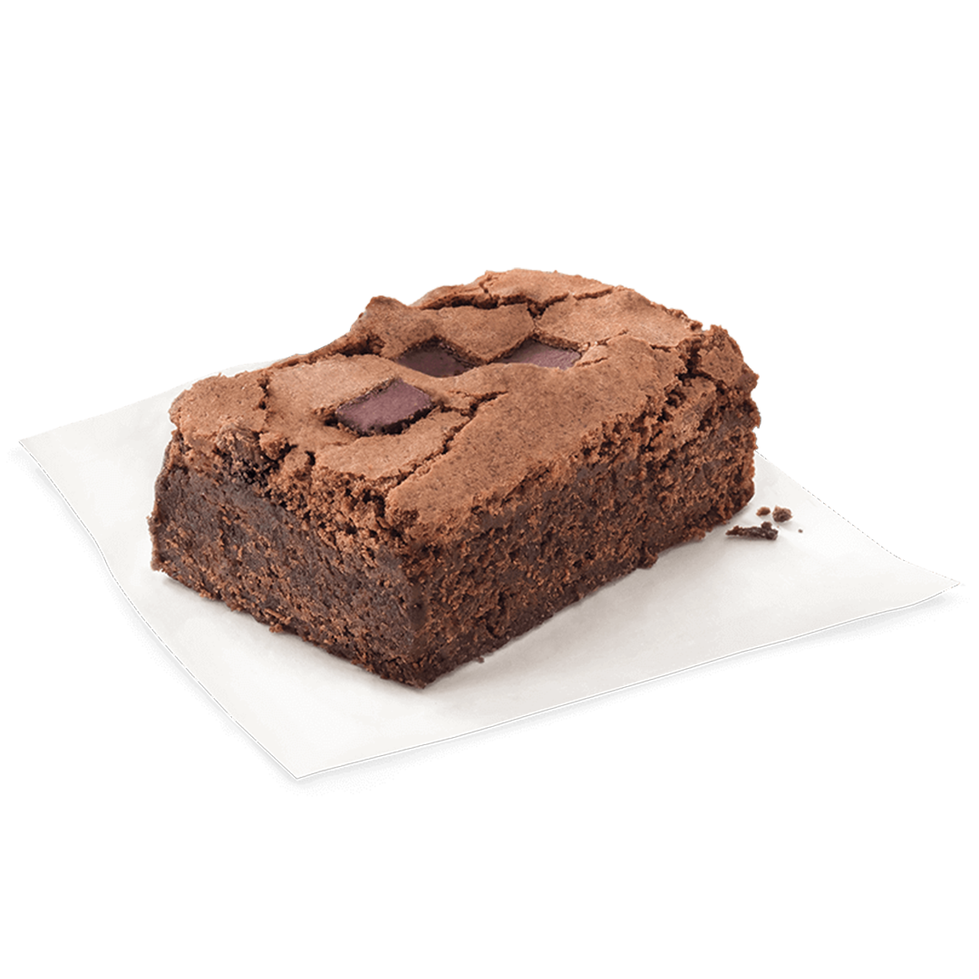 Brownie con fudge de chocolate