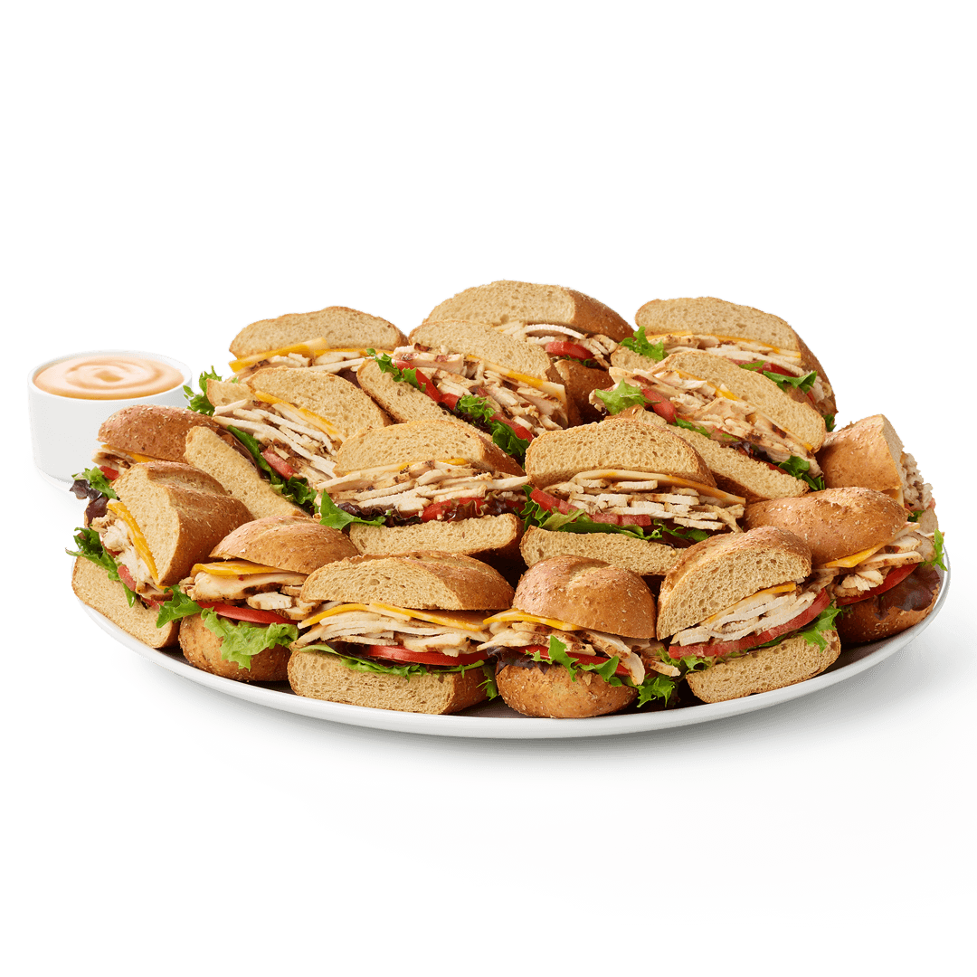 Large Chilled Grilled Chicken Sub Sandwich Tray